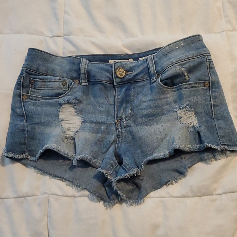 Indigo Rein Denim Cut Off Jean Shorts Size 3